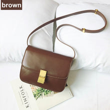 Load image into Gallery viewer, Classic box shaped ladies shoulder bag