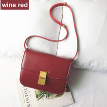 Load image into Gallery viewer, Classic box shaped ladies shoulder bag