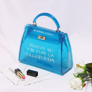 Clear Candy Colour Shoulder Bags