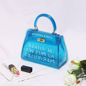 Clear Candy Colour Shoulder Bags