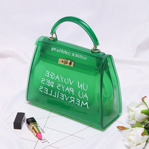 Clear Candy Colour Shoulder Bags