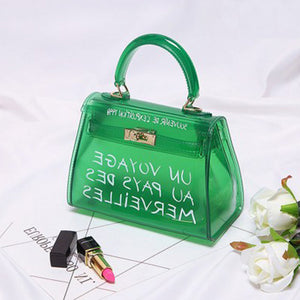 Clear Candy Colour Shoulder Bags