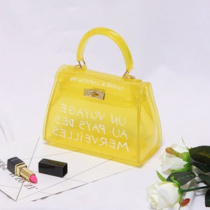 Clear Candy Colour Shoulder Bags