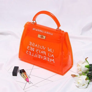 Clear Candy Colour Shoulder Bags