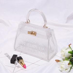 Clear Candy Colour Shoulder Bags