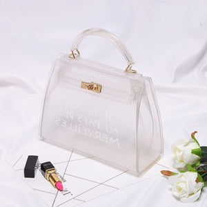 Clear Candy Colour Shoulder Bags