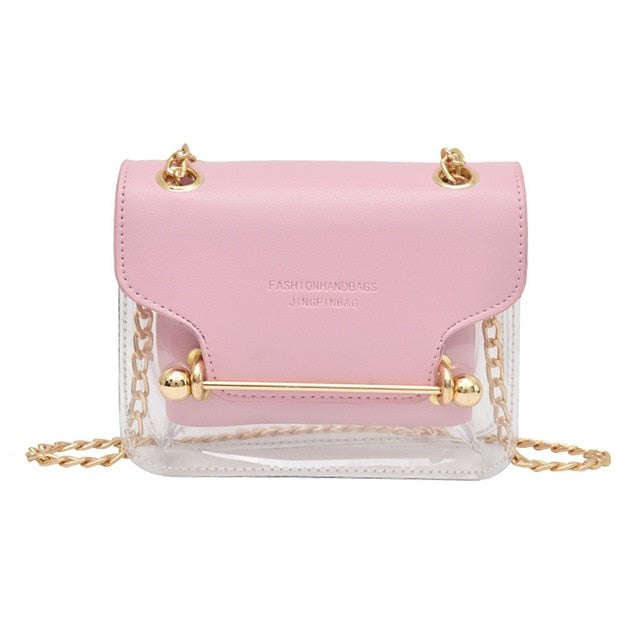 Clear Square Shoulder Bag