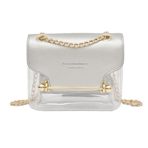 Clear Square Shoulder Bag