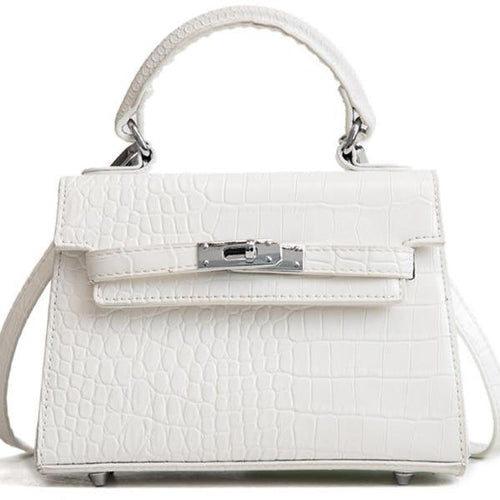 Alligator Textured Handbag