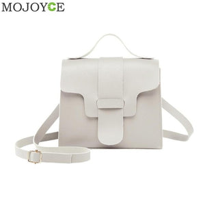 Plain Soft Sweet Clamshell Shoulder Handbag