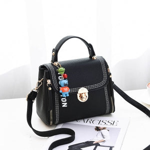 Box Shaped Flap Shoulder Bag