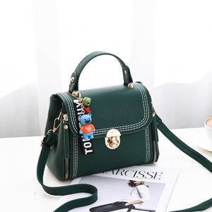 Box Shaped Flap Shoulder Bag