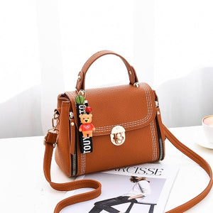 Box Shaped Flap Shoulder Bag