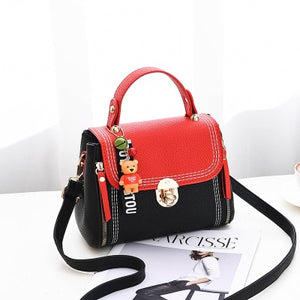 Box Shaped Flap Shoulder Bag